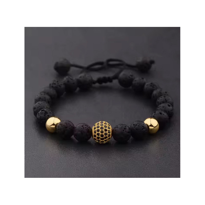 Vulcanic Bracelet Gold Copper – Energy and Abundance