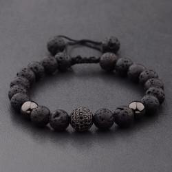 Pulseira Vulcanic Copper Black – Protection and Inner Power