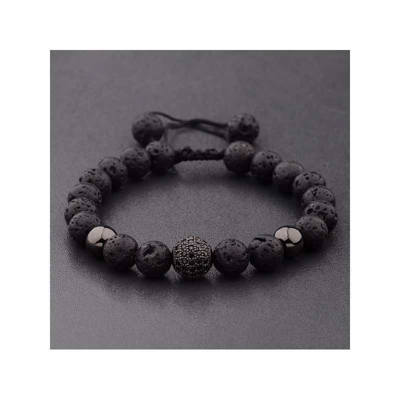 Pulsera Vulcanic Cobre Black – Protección y Poder Interior